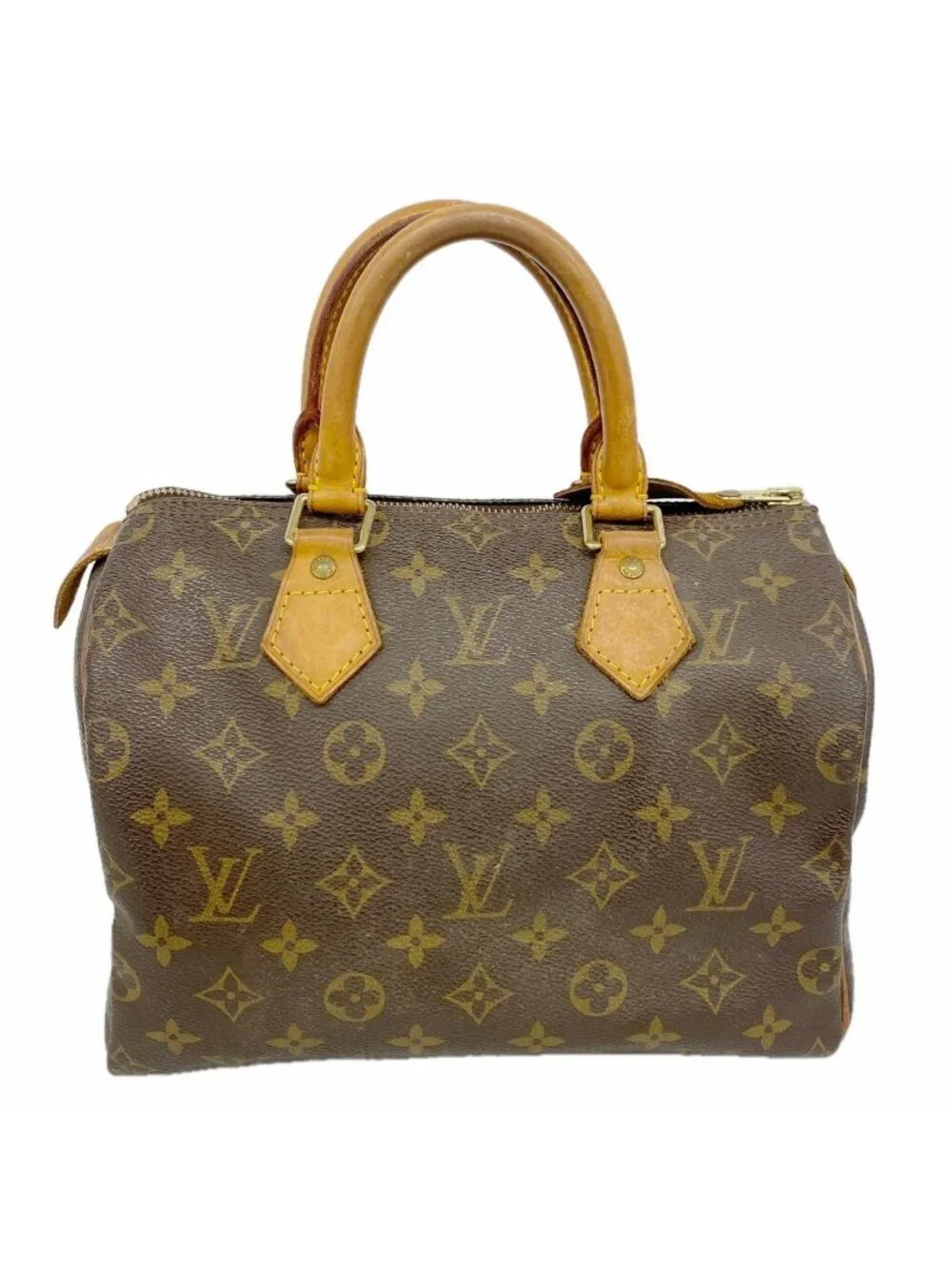 Louis Vuitton Monogram Speedy 25 Brown Handbag